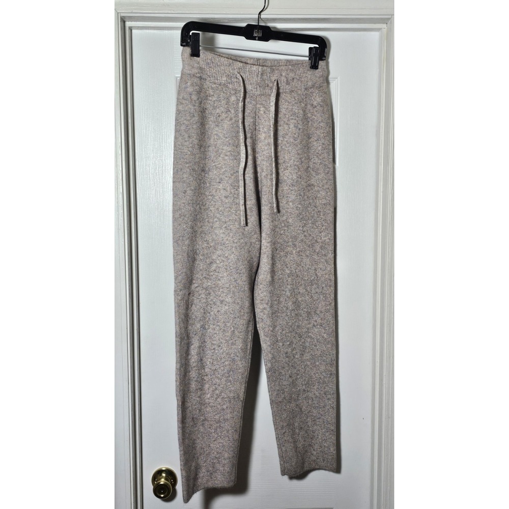 WORLD MARKET Knit Soft Sweater Pants Womens S/M Drawstring Straight Lounge